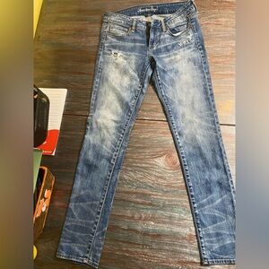 American Eagle Outfitters Blue Stretch Jeans